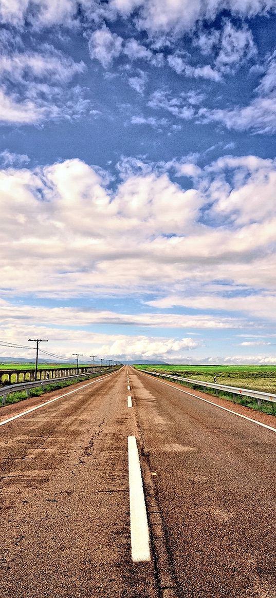 road, field, landscape, layout