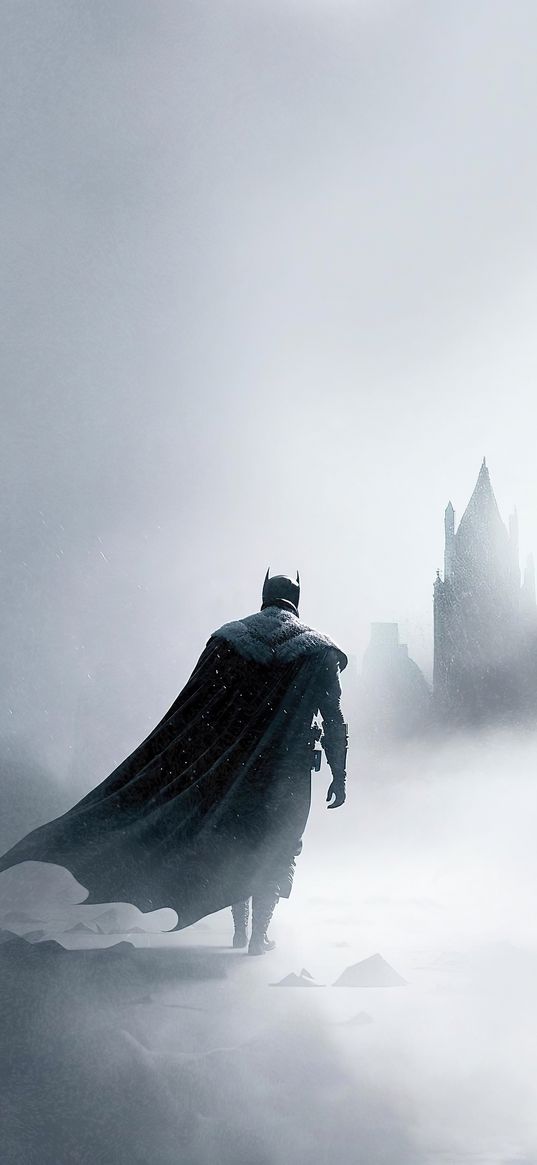 batman, superheroes, wallpaper, fog