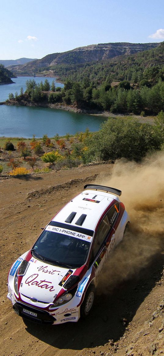 intercontinental rally challenge, dust, ford, al attiyah, twist, cyprus 2011