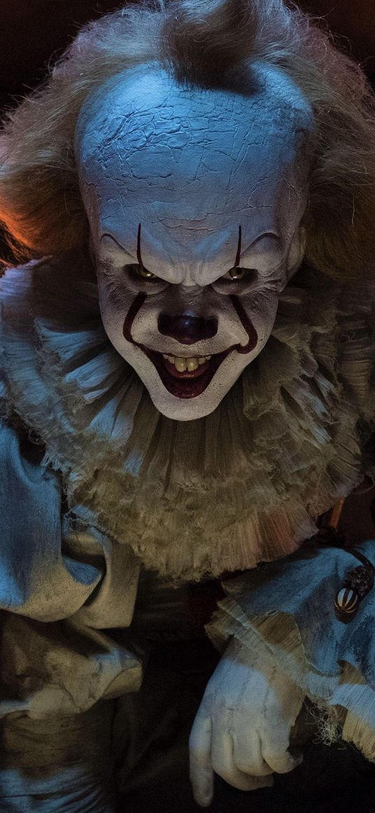 pennywise, it, movie, clown, dark