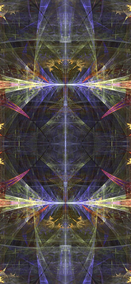 fractal, hologram, pattern, abstraction, digital