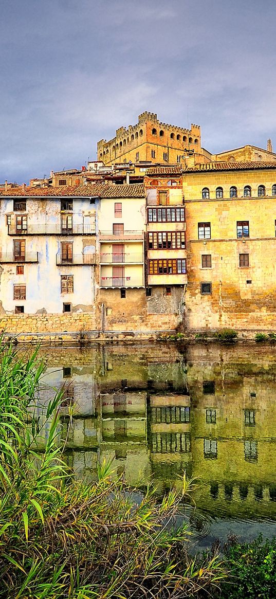 spain, stone bridge, river