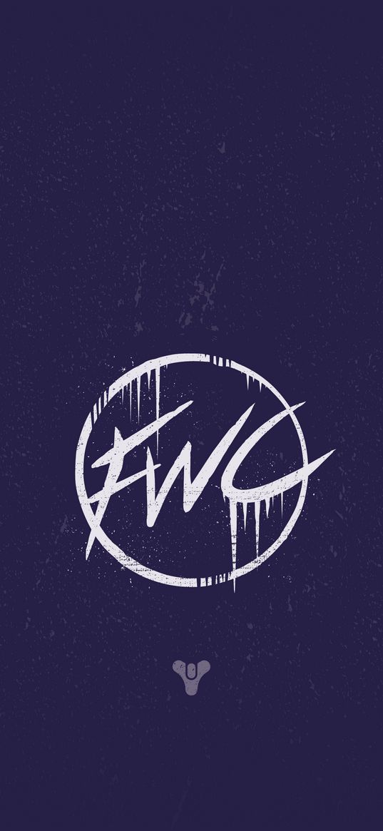 destiny 2, game, fwc, future warcult, emblem, logo, white, purple background