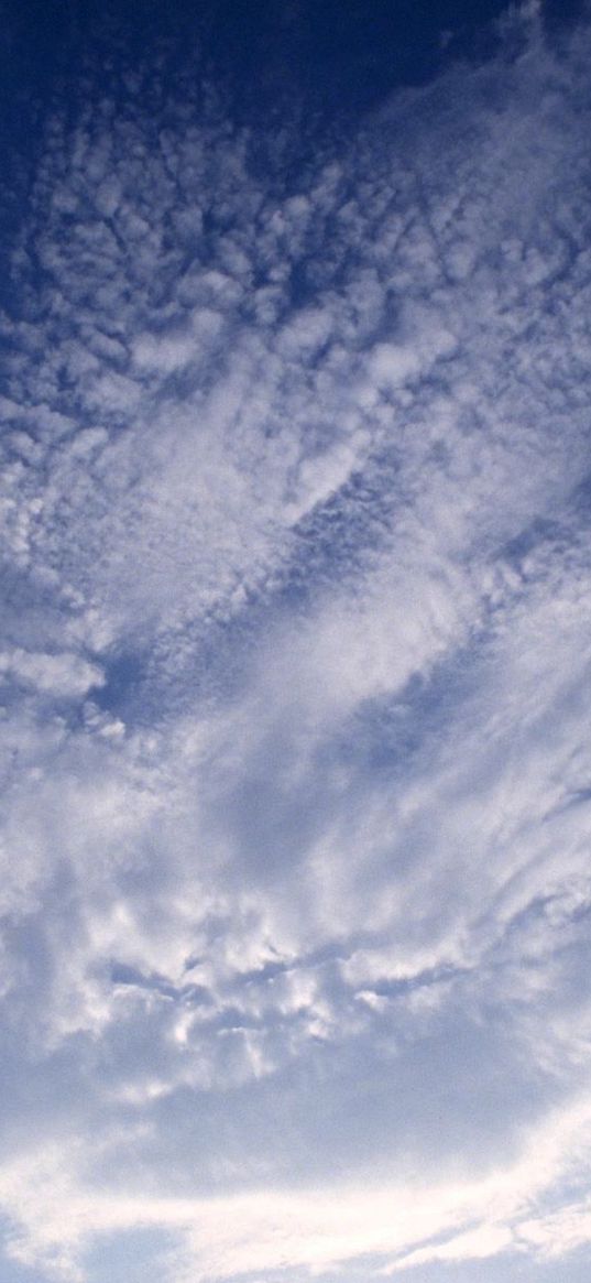 clouds, patterns, sky, white, blue, cleanliness