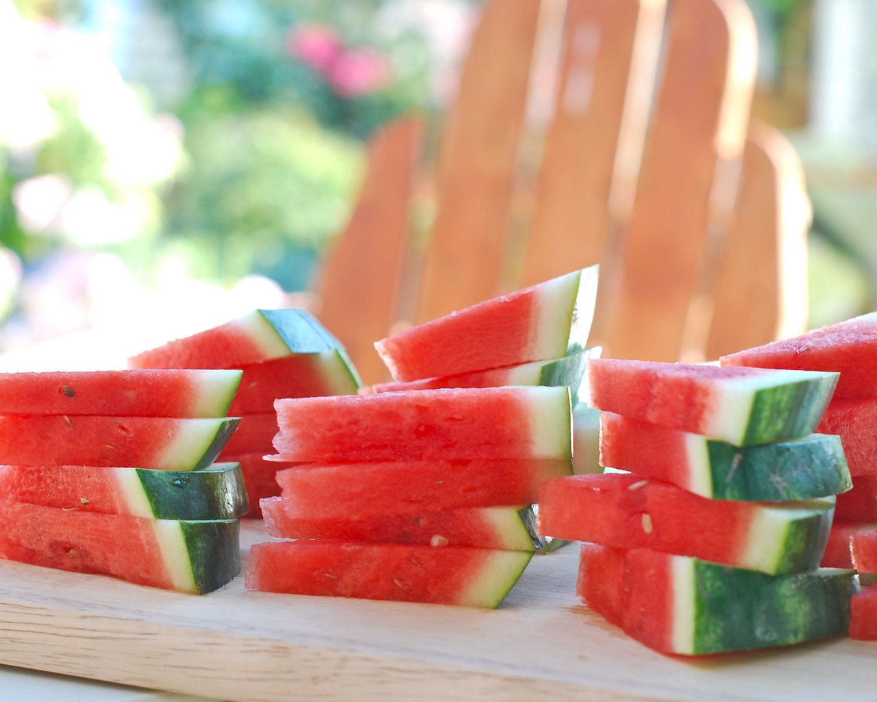 watermelon, slices, berry