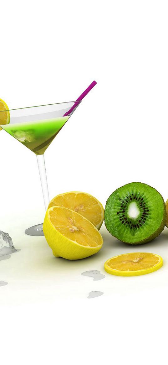 lemon, kiwi, fruit