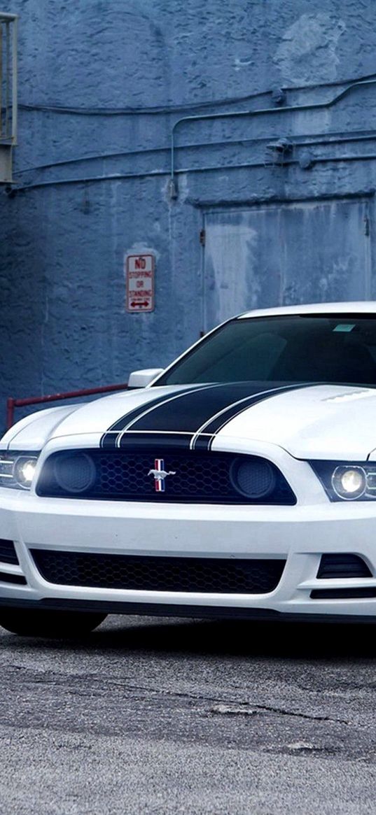 ford, mustang, muscle car, boss 302, white, style