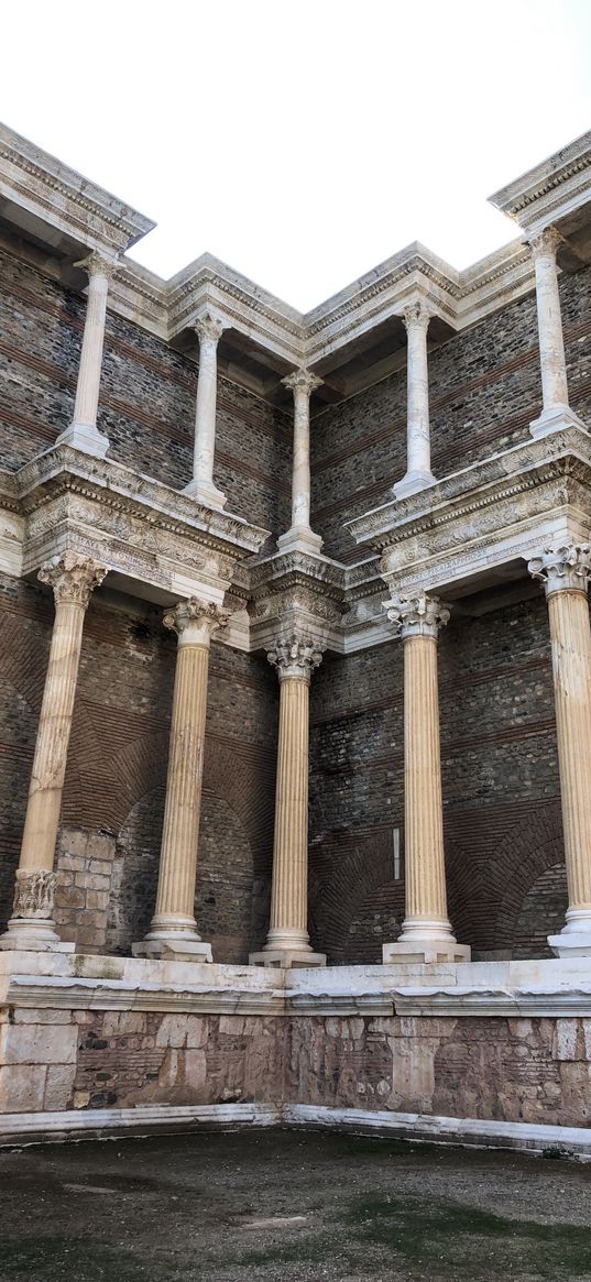 columns, ruins, architecture