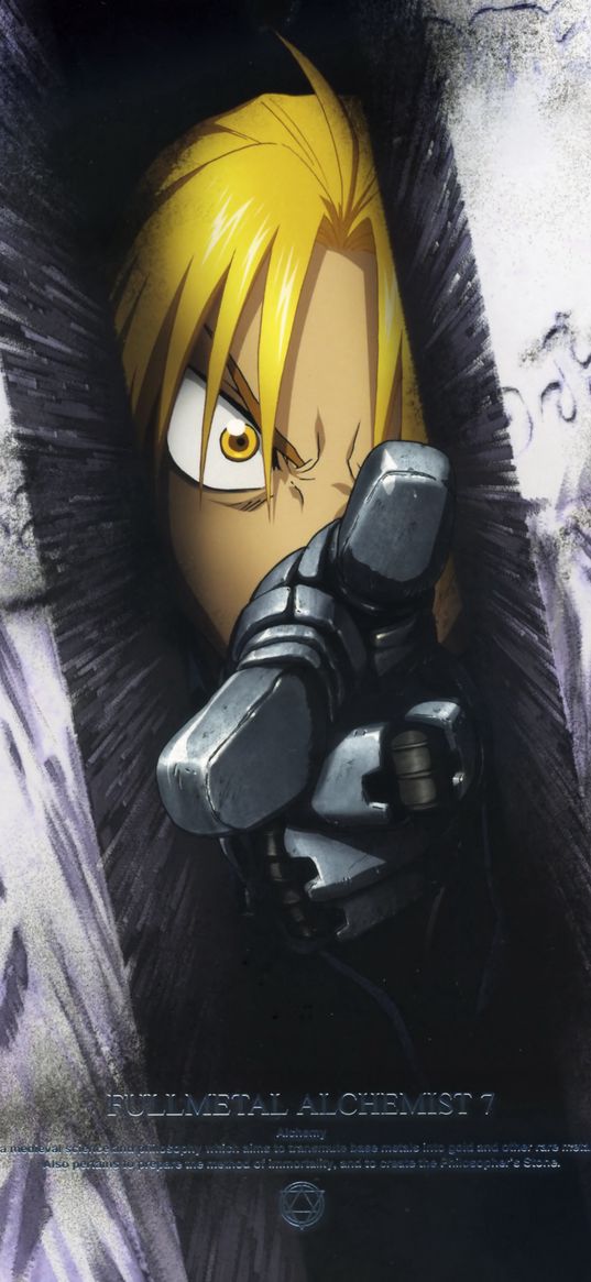 edward elric, fullmetal alchemist, anime, character, hand, look, art