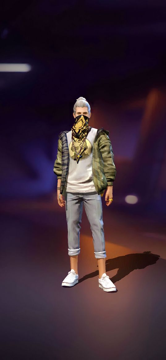 free fire, game, sports style, bandana