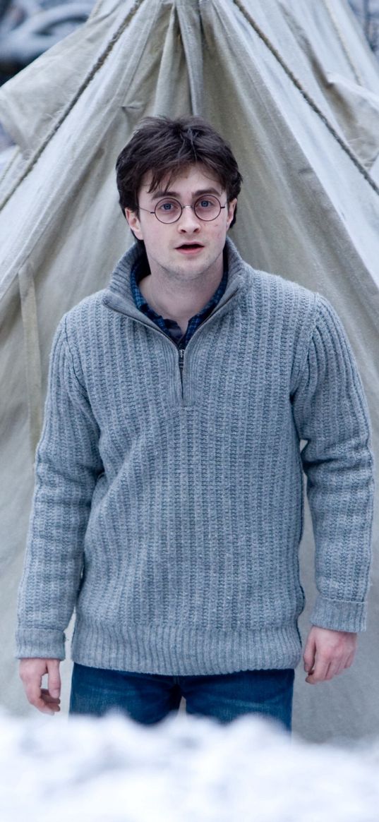 harry potter, movie, character, snow