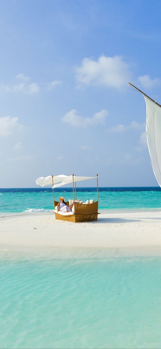 maldives, beach, tropical, sea, sand, island, boat, summer