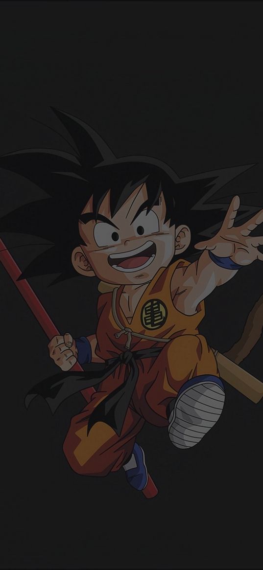 goku, dragon ball z, anime, black