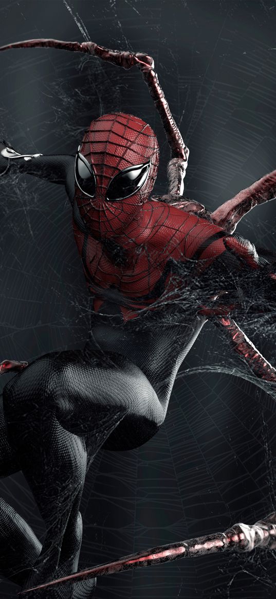 spider-man, transformation, marvel, superhero, comic, web, spider, red, spiderman