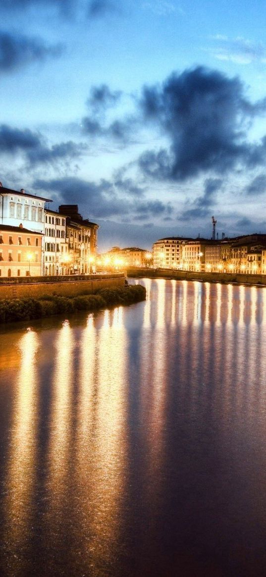 pisa, italy, river