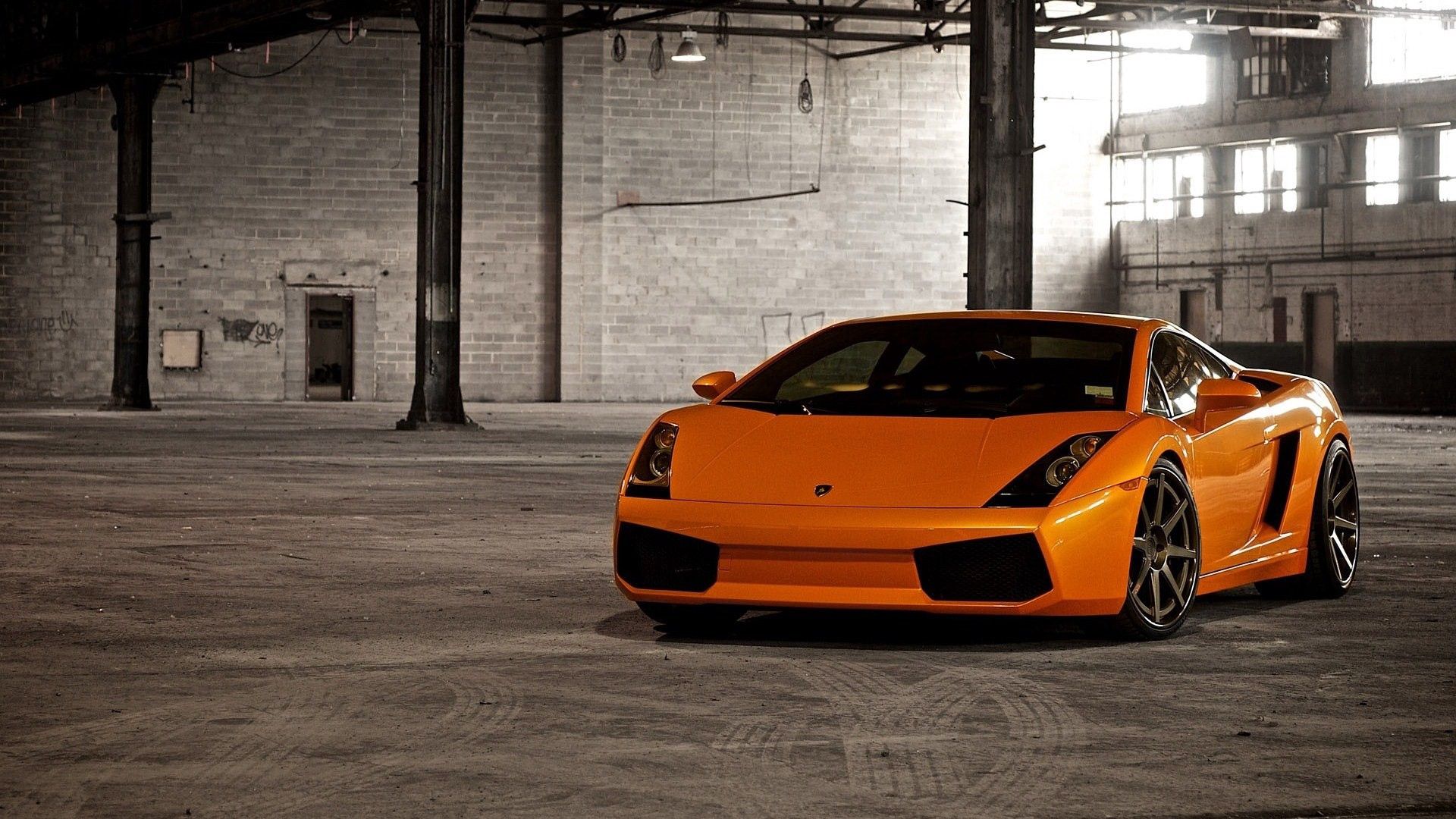 orange, stylish, cars, lamborghini