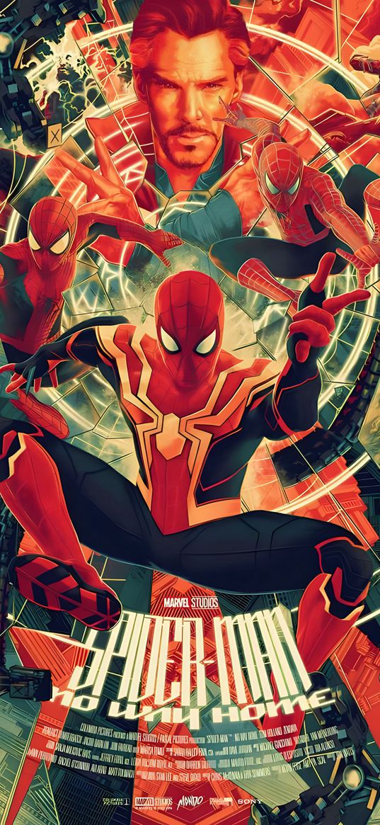 spider-man, spiderman, no way home, movie, marvel, superheroes, poster, retro