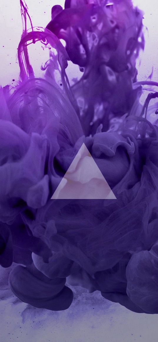 smoke, triangle, lilac