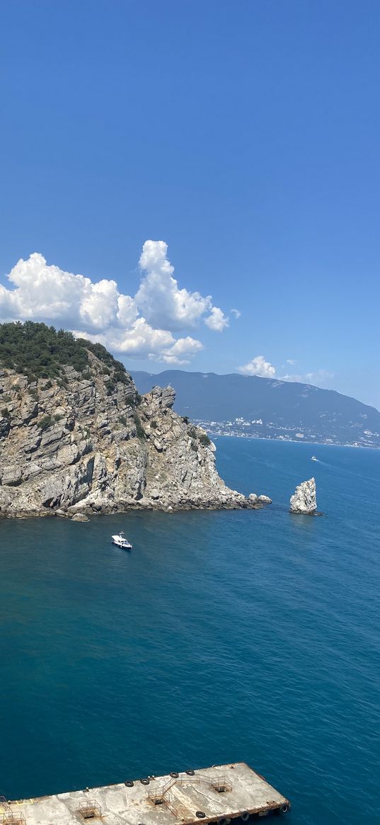 sea, nature, crimea, rock