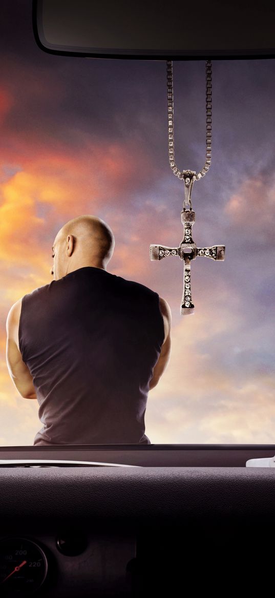 dominic toretto, fast and furious, movie, car, cross, sunset