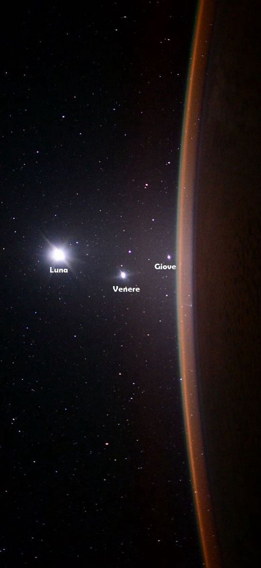 planets, stars, space, moon, venus, dark