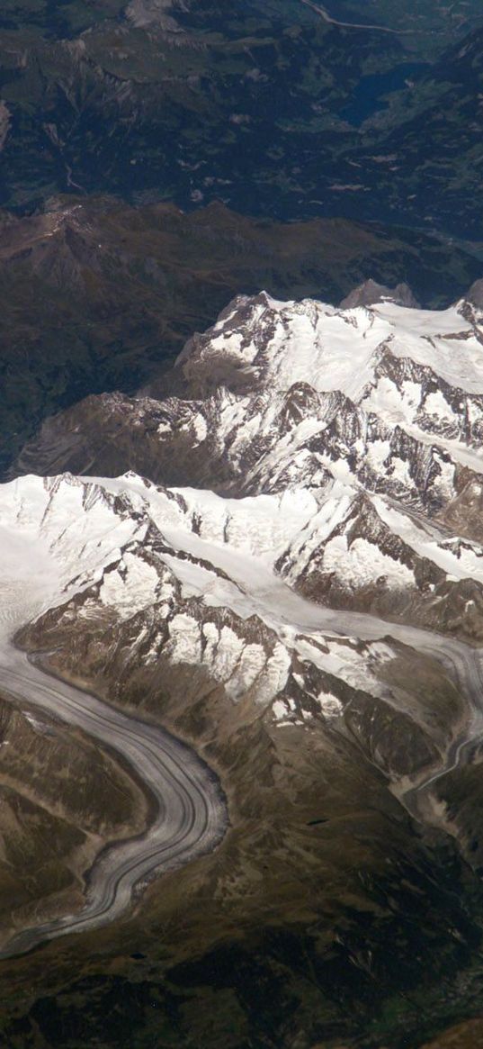 mountains, snow, photo, surface, planet, earth