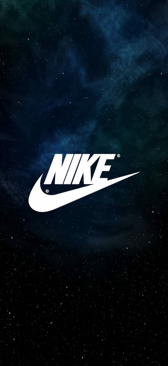 nike, logo, nebula, space, starry