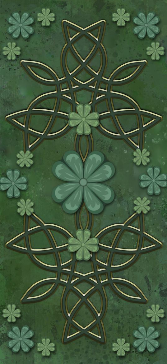 symbols, shamrock, green, luck