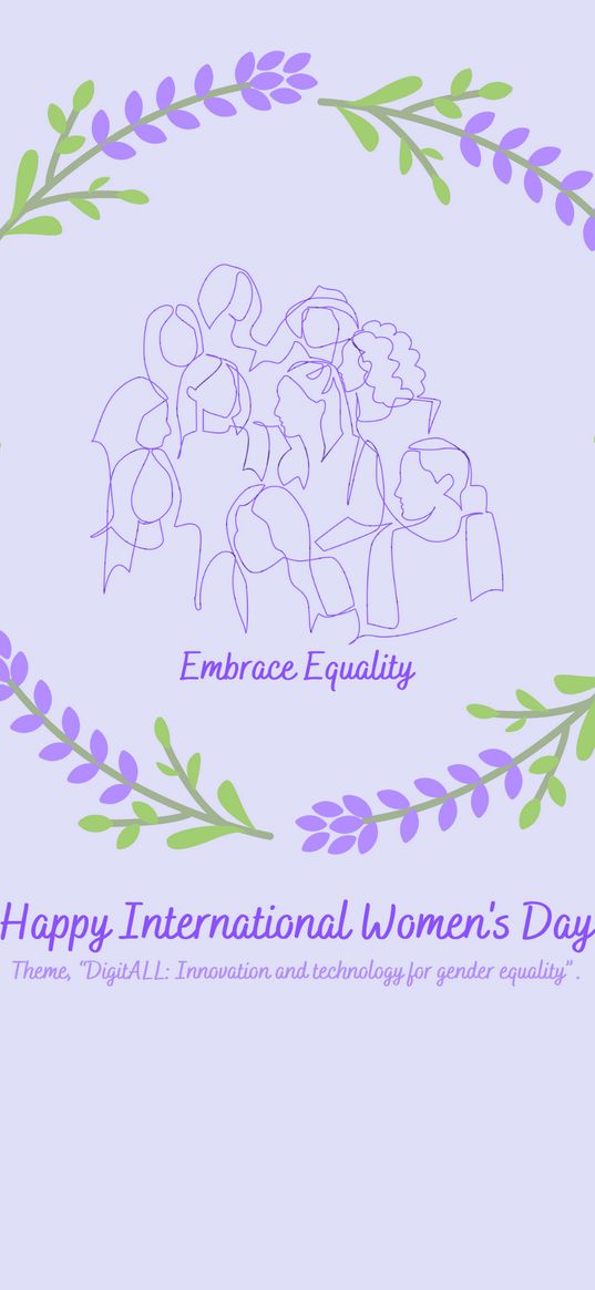 womens day, purple theme, wishes