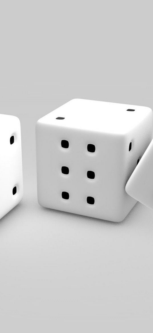 cubes, dice, game, white, black, points