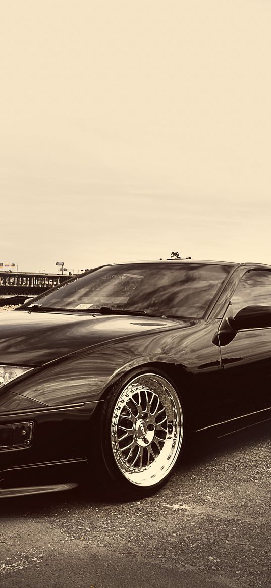 nissan, cars, road, sky