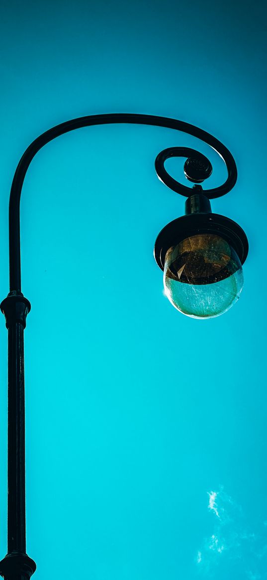 lantern, sky, blue, day