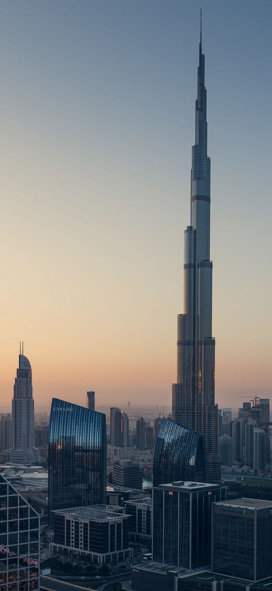 dubai, city, burj khalifa, building, skyscraper