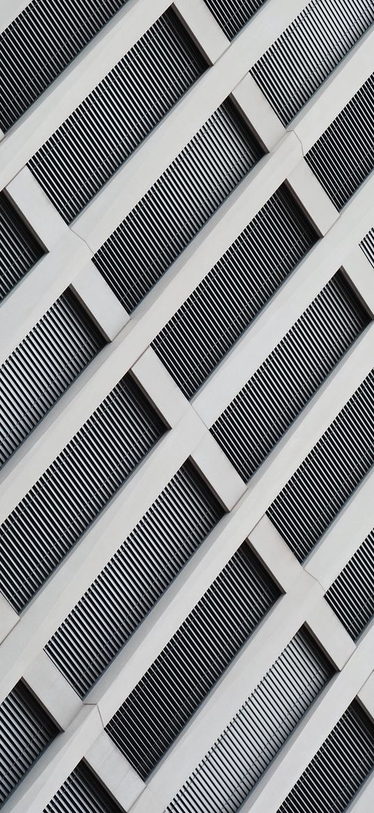 stripes, lattice, facade, white