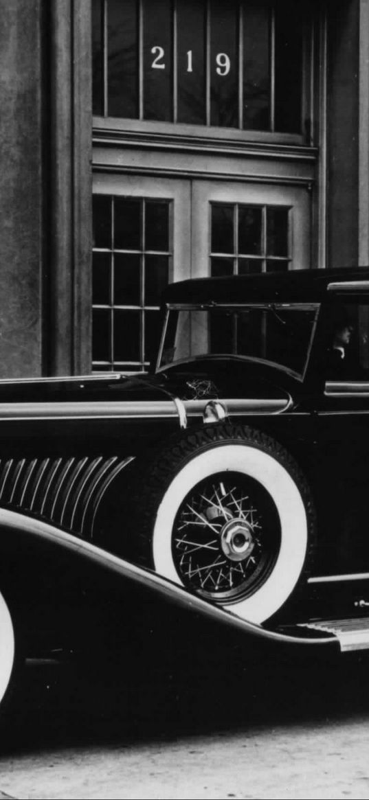 duesenberg, 1934, car, vintage, black, white