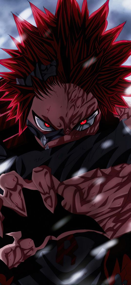 eijiro kirishima, my hero academy, anime, character