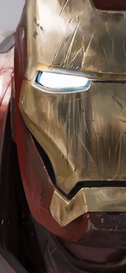 iron man, tony stark, superhero, marvel, scratches, art