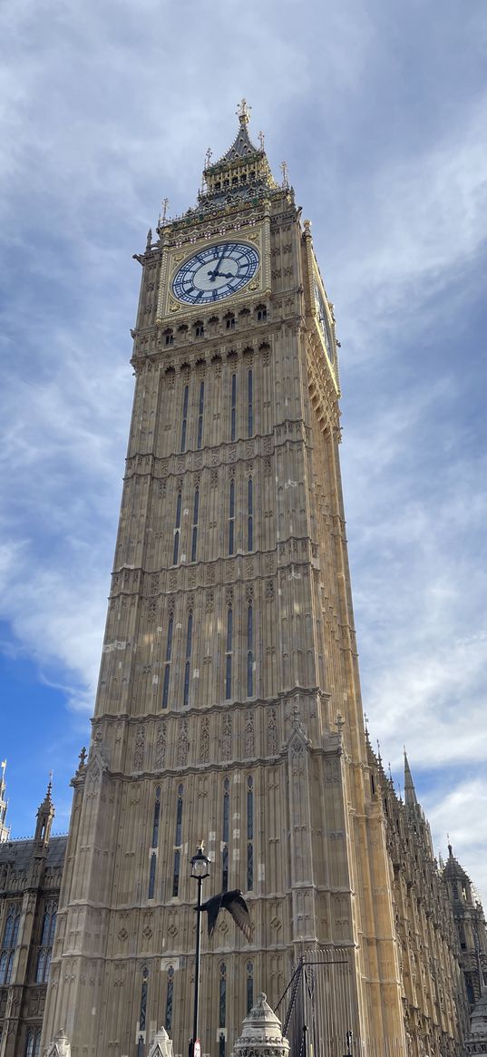 big ben, clock, tower, city, london