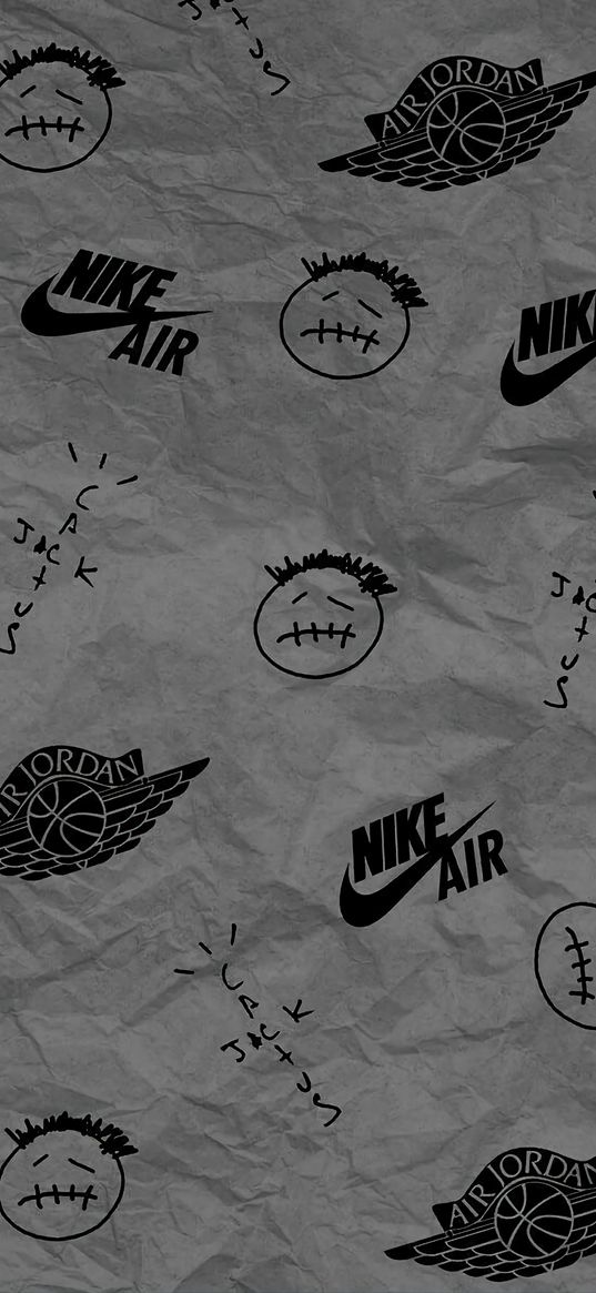 nike, logo, brand, emoticon, drawings, jordan, ball