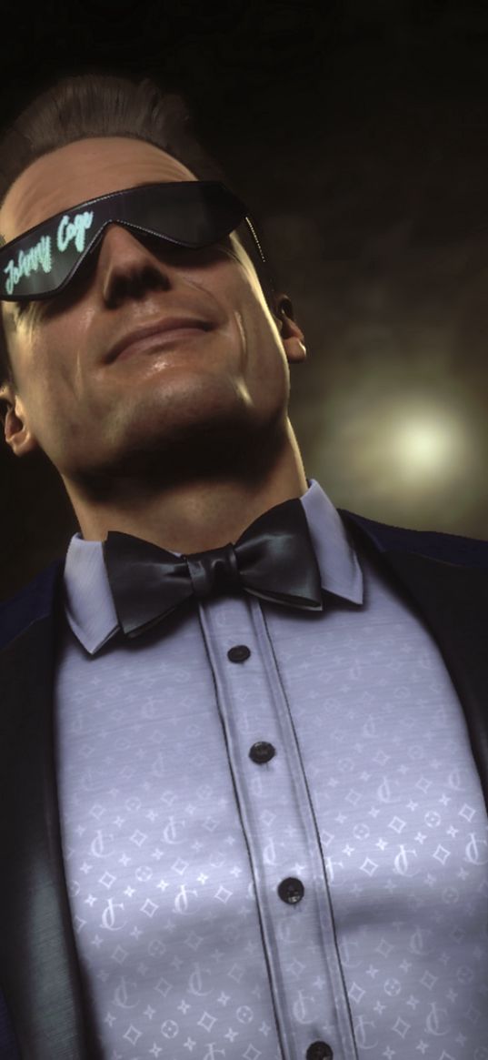 johnny cage, mortal kombat, suit, famous, sunglasses