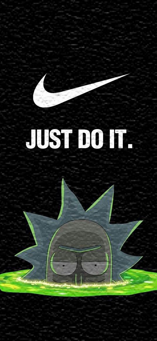 rick, cartoon, nike