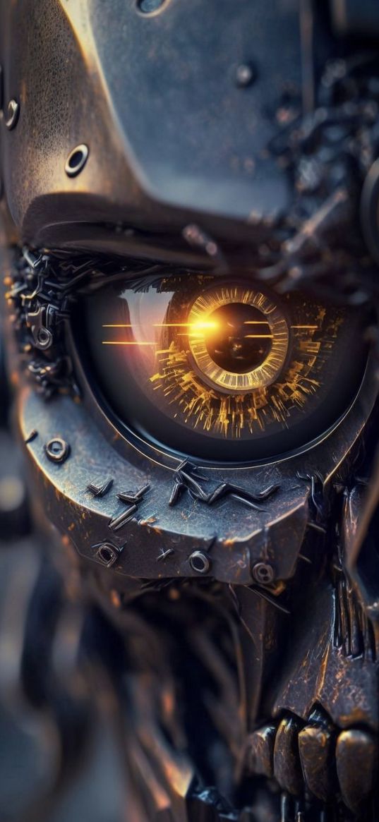 eye, robot, cyborg, future, ai, art