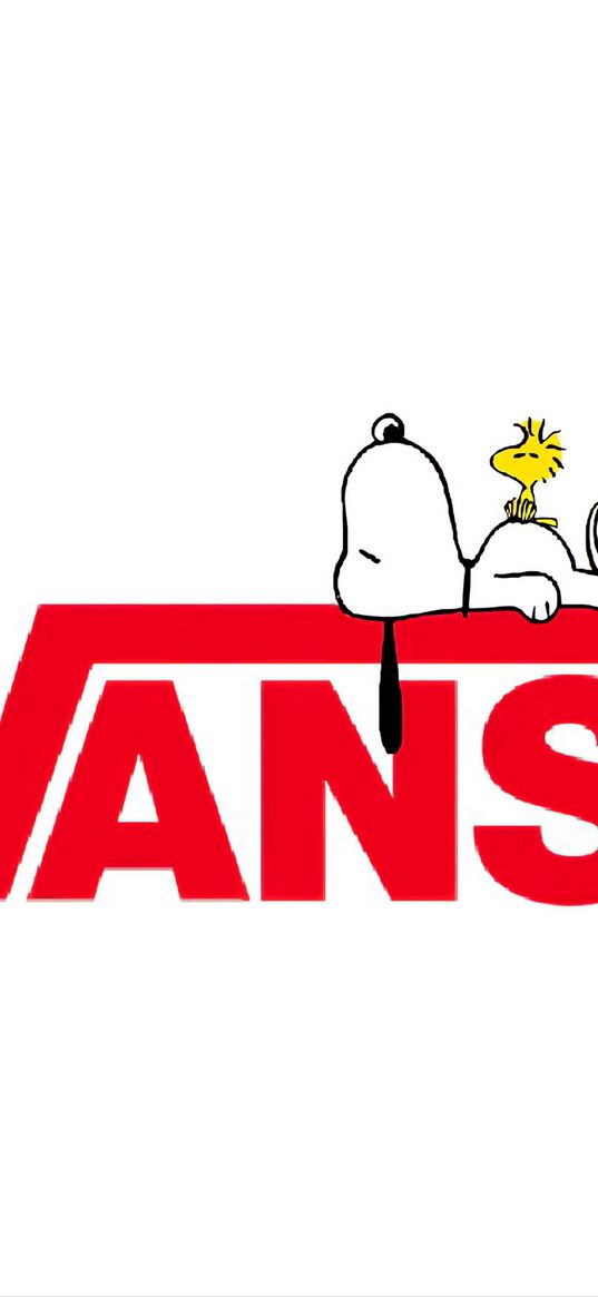 vans, snoopy, white