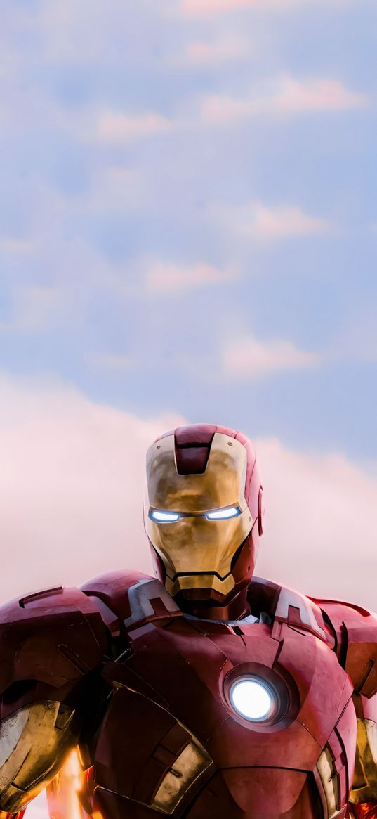 iron man, tony stark, superhero, film, character, sky