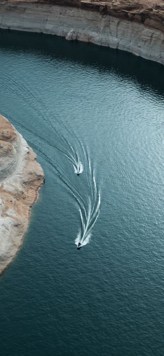 boats, river, shore, grand canyon