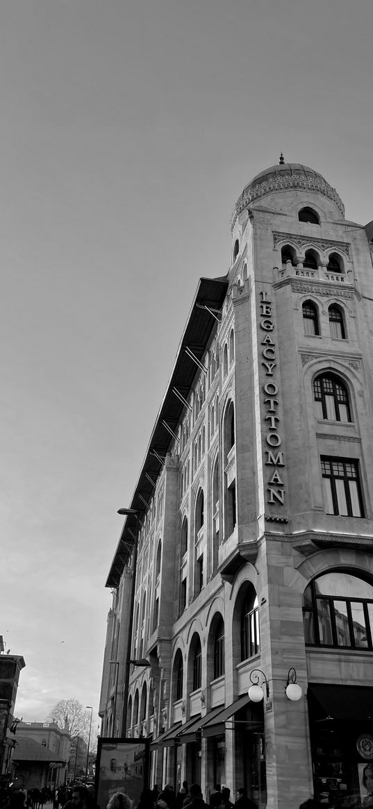 ottoman, building, city, istanbul, black and white