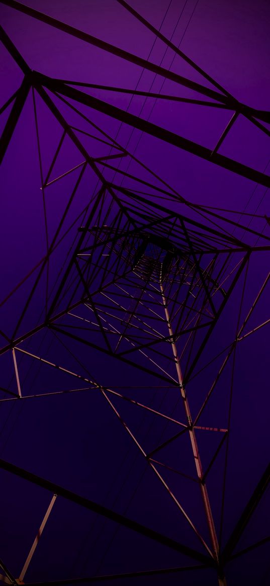 tower, electric pole, inside, sky