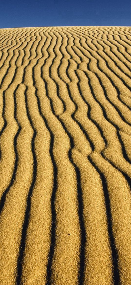 desert, patterns, lines, strips, sand, dunes