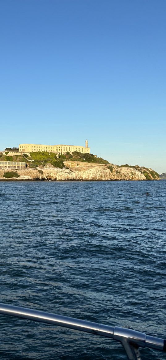 alcatraz, san francisco, ocean