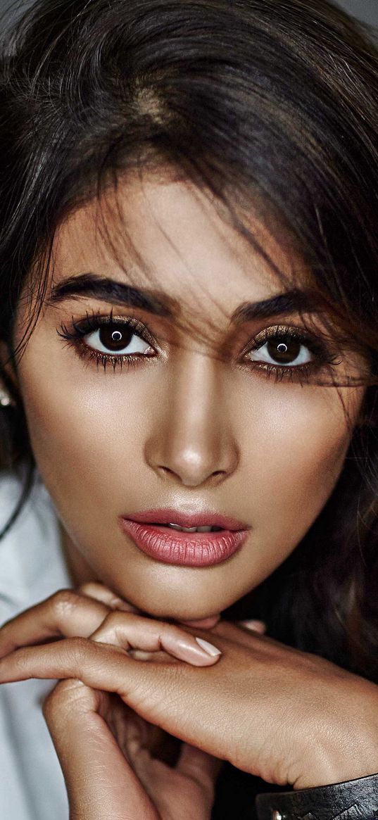 pooja hegde, actress, girl, brunette, brown eyes, magazine, bollywood, india